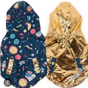 Reversible Space and Gold Dog Jacket